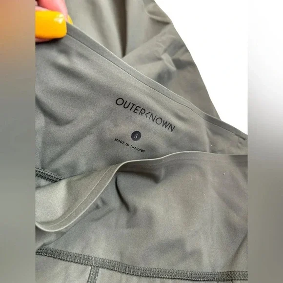 Outerknown Active Leggings Olive Women’s Size S - Picture 3 of 8